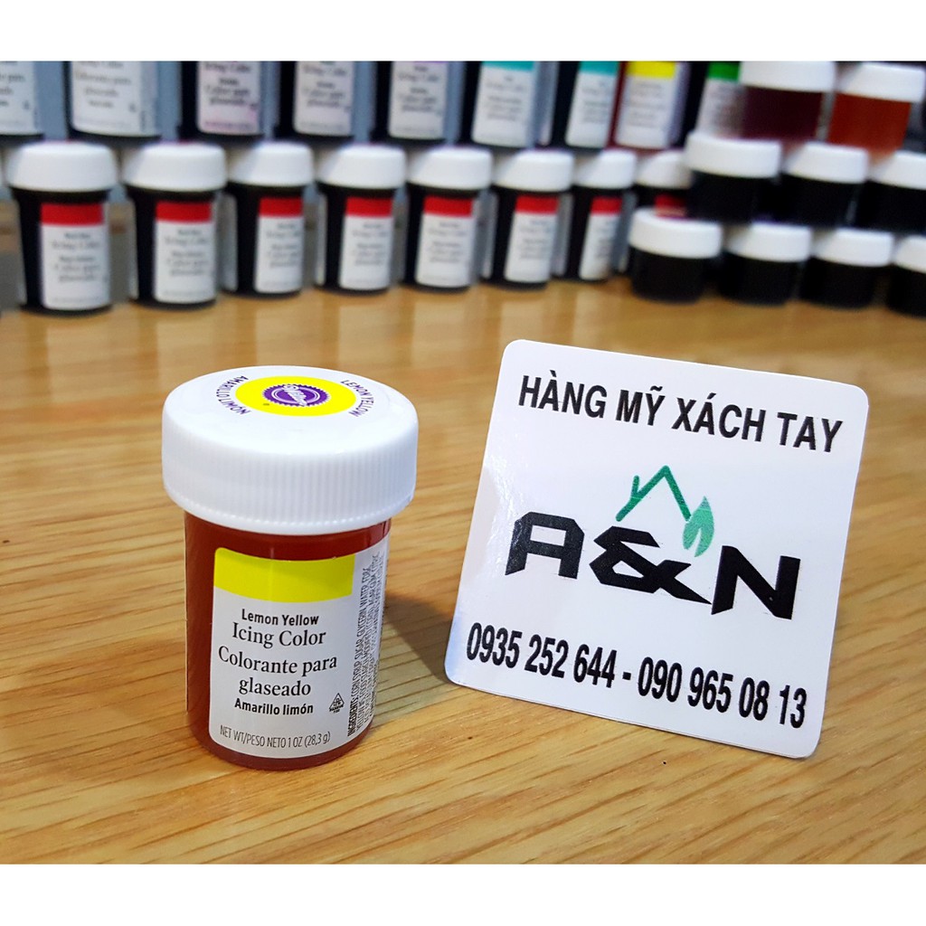 Màu thực phẩm Wilton Lemon Yellow - 1oz