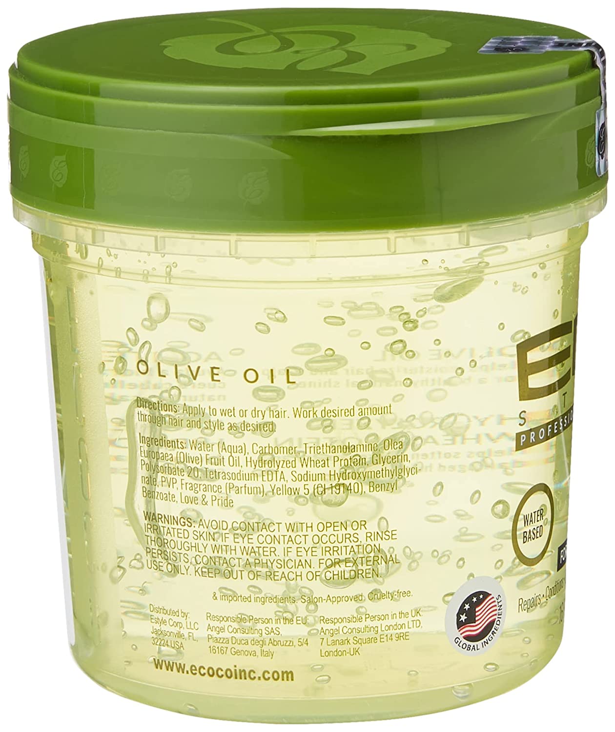 Eco Style KRYSTAL gel vuốt tạo kiểu mọi loại tóc nam nữ - 473ml