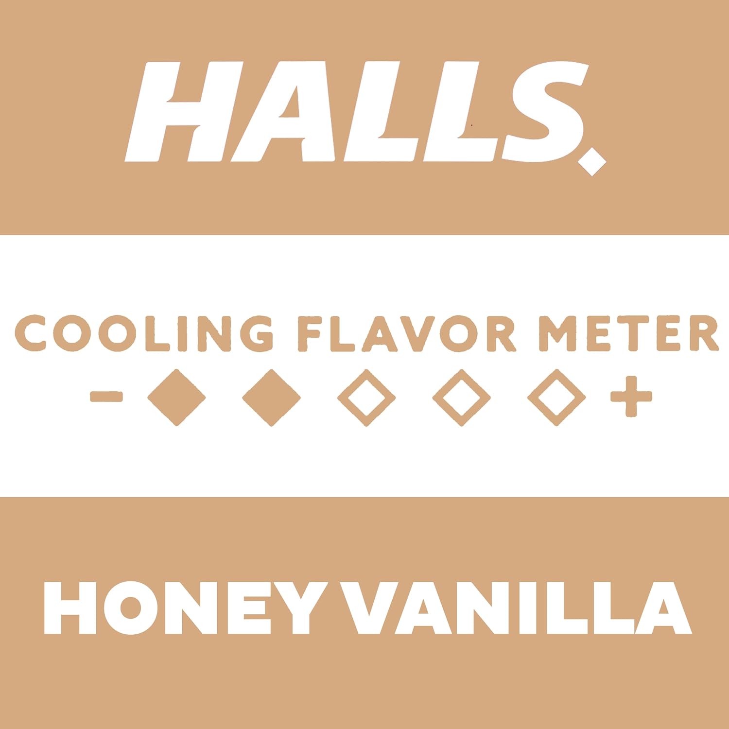 Kẹo ngậm Halls hương mật ong vanilla - Hàng Mỹ