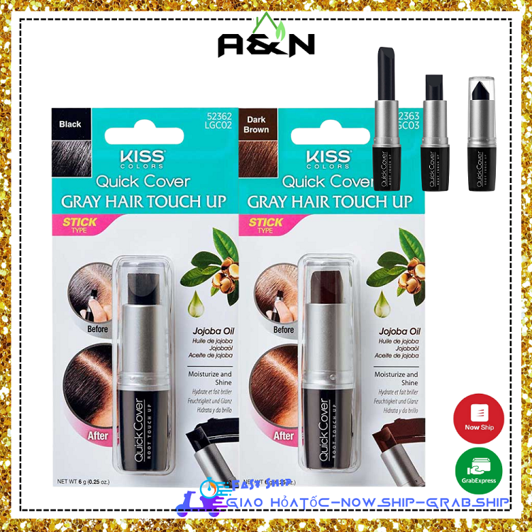 Thỏi sáp phủ đen tóc tạm thời Kiss Quick Cover Stick