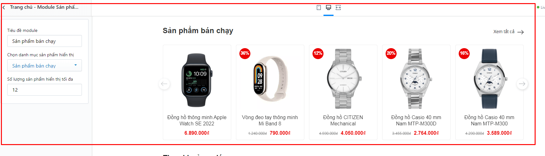 Tính năng theme Ego Mobile