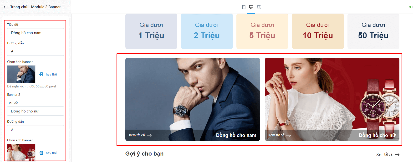 Tính năng theme Ego Mobile