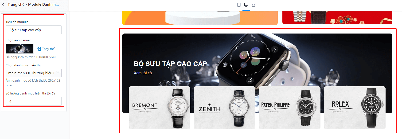 Tính năng theme Ego Mobile