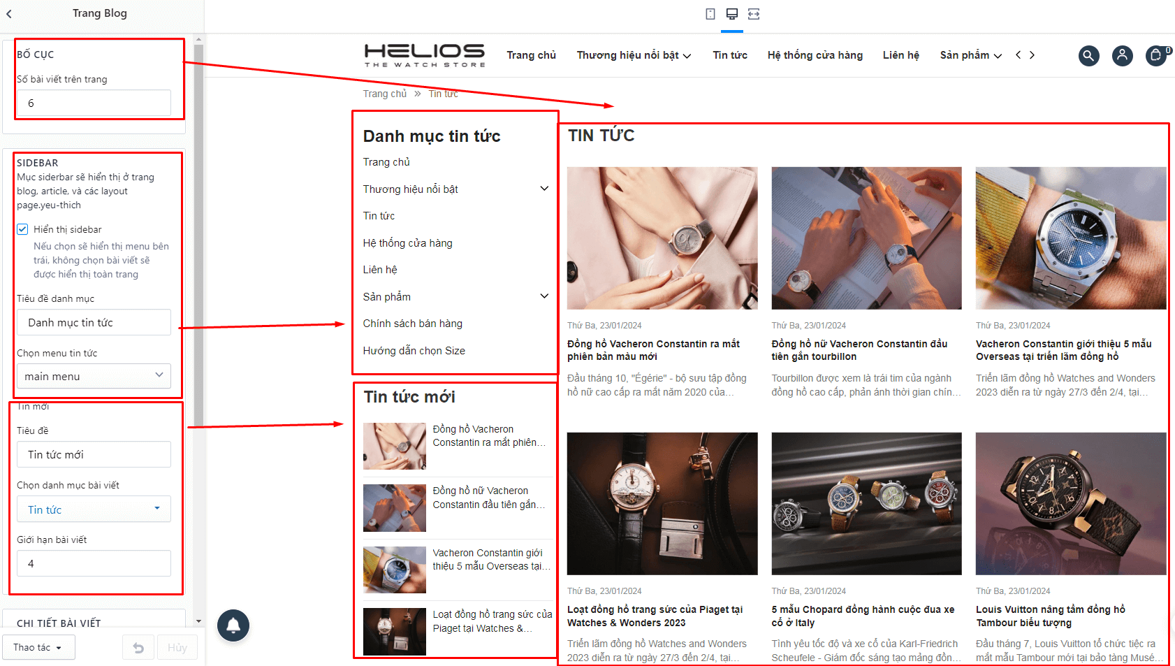 Tính năng theme Ego Mobile