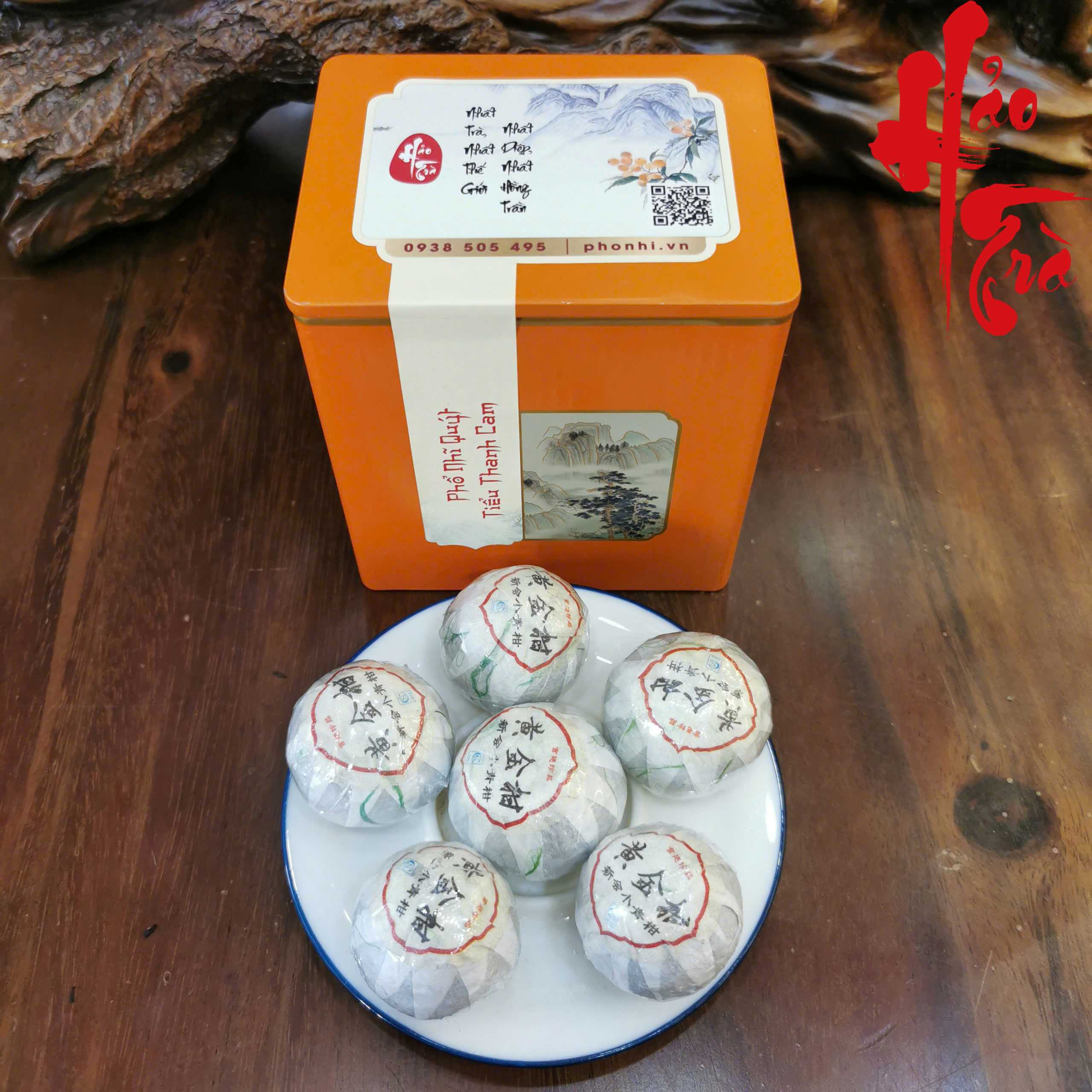Phổ Nhĩ Quýt viền Đỏ - 10g
