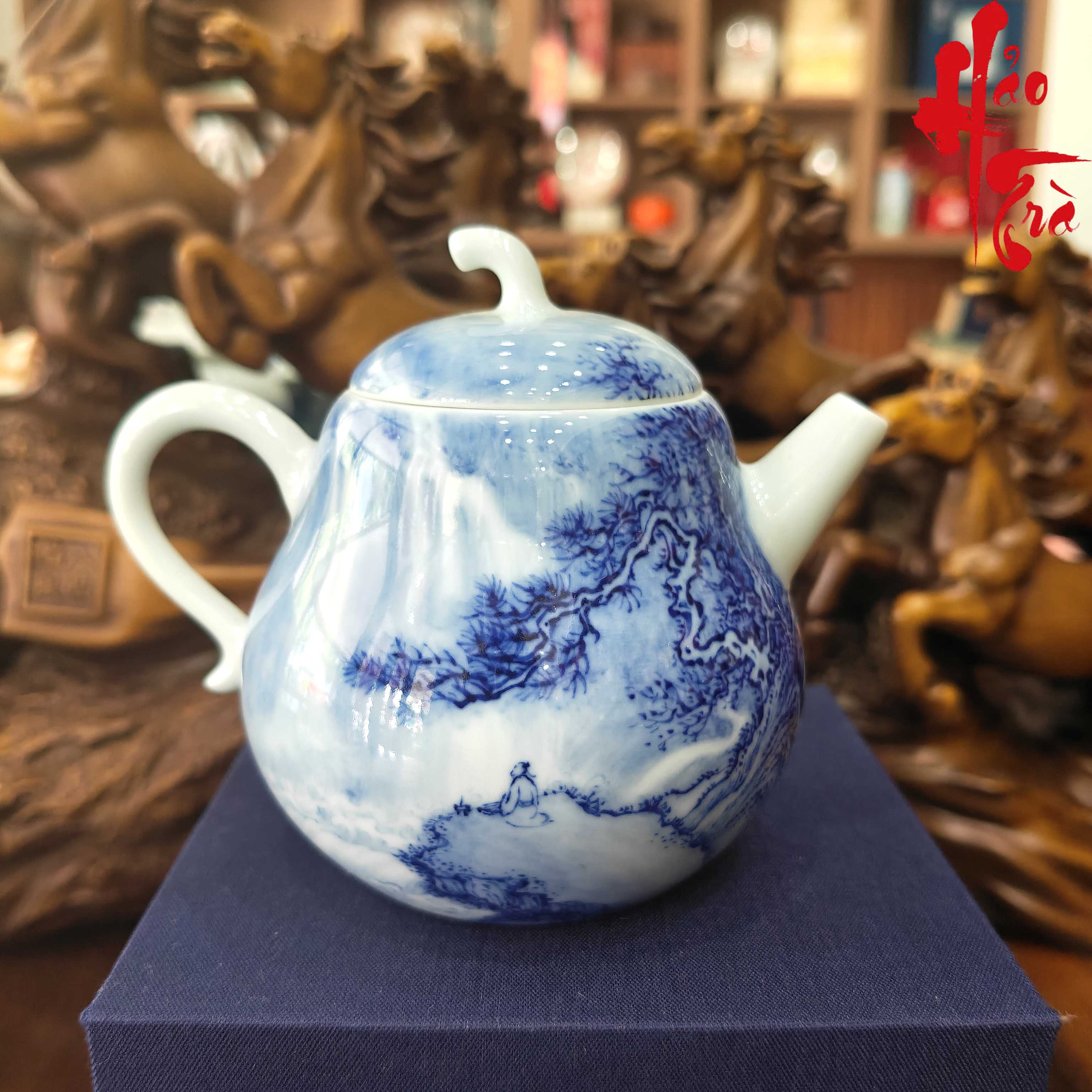 SCD001 Ấm Thanh Hoa Sơn Thuỷ 170ml - AS02