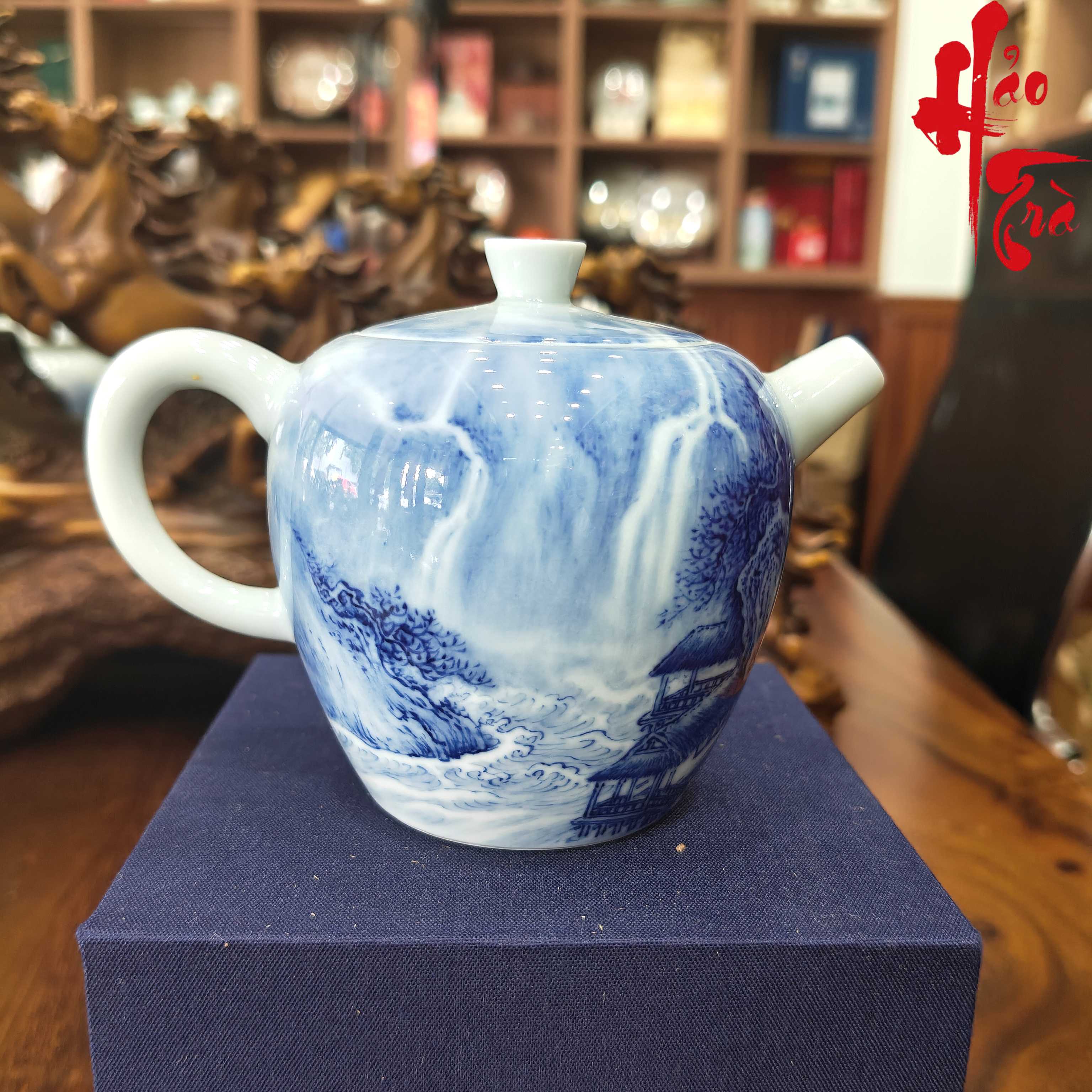 SCD001 Ấm Thanh Hoa Sơn Thuỷ 190ml - AS04
