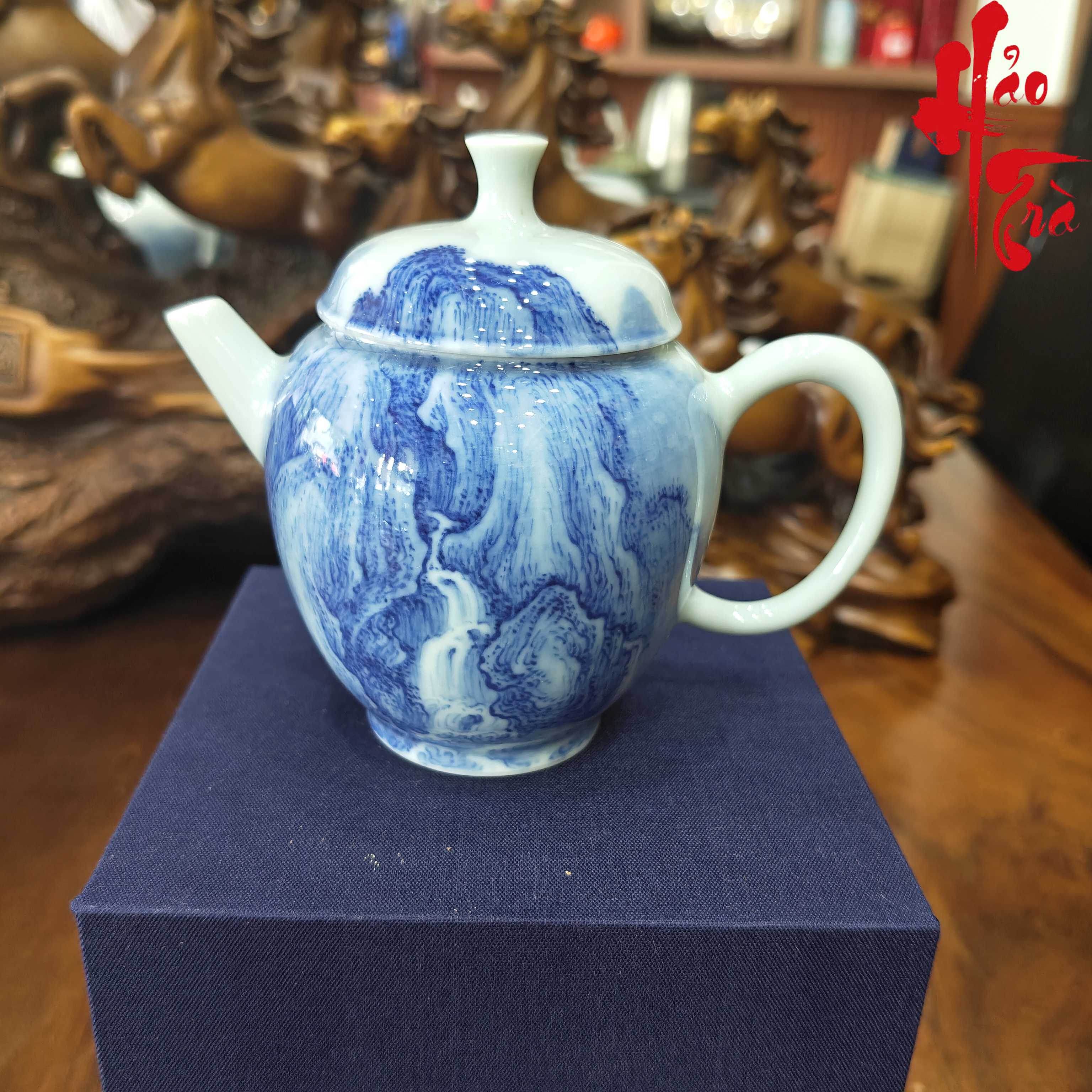 SCD001 Ấm Thanh Hoa Sơn Thuỷ 120ml - AS05