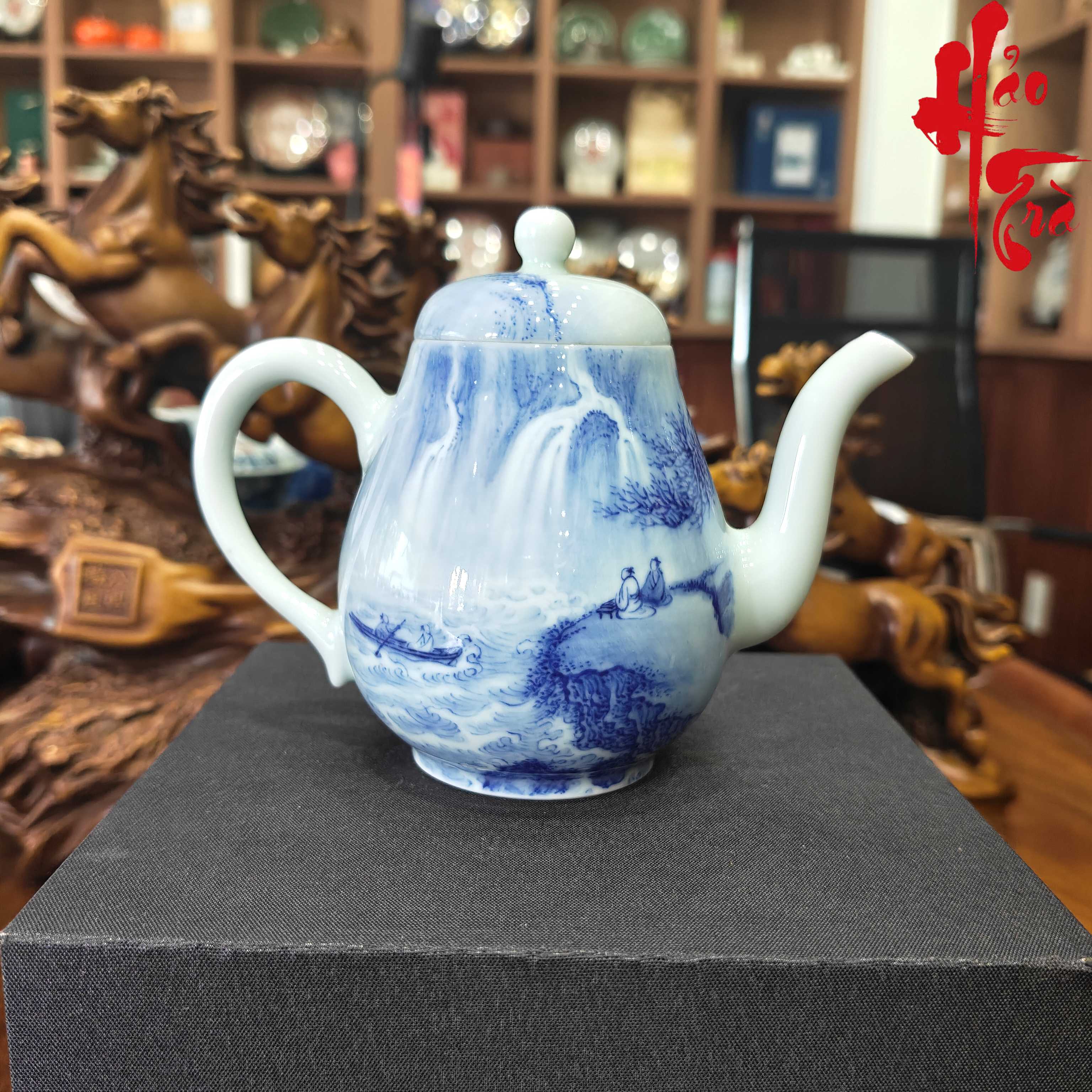 SCD001 Ấm Thanh Hoa Sơn Thuỷ 190ml - AS07