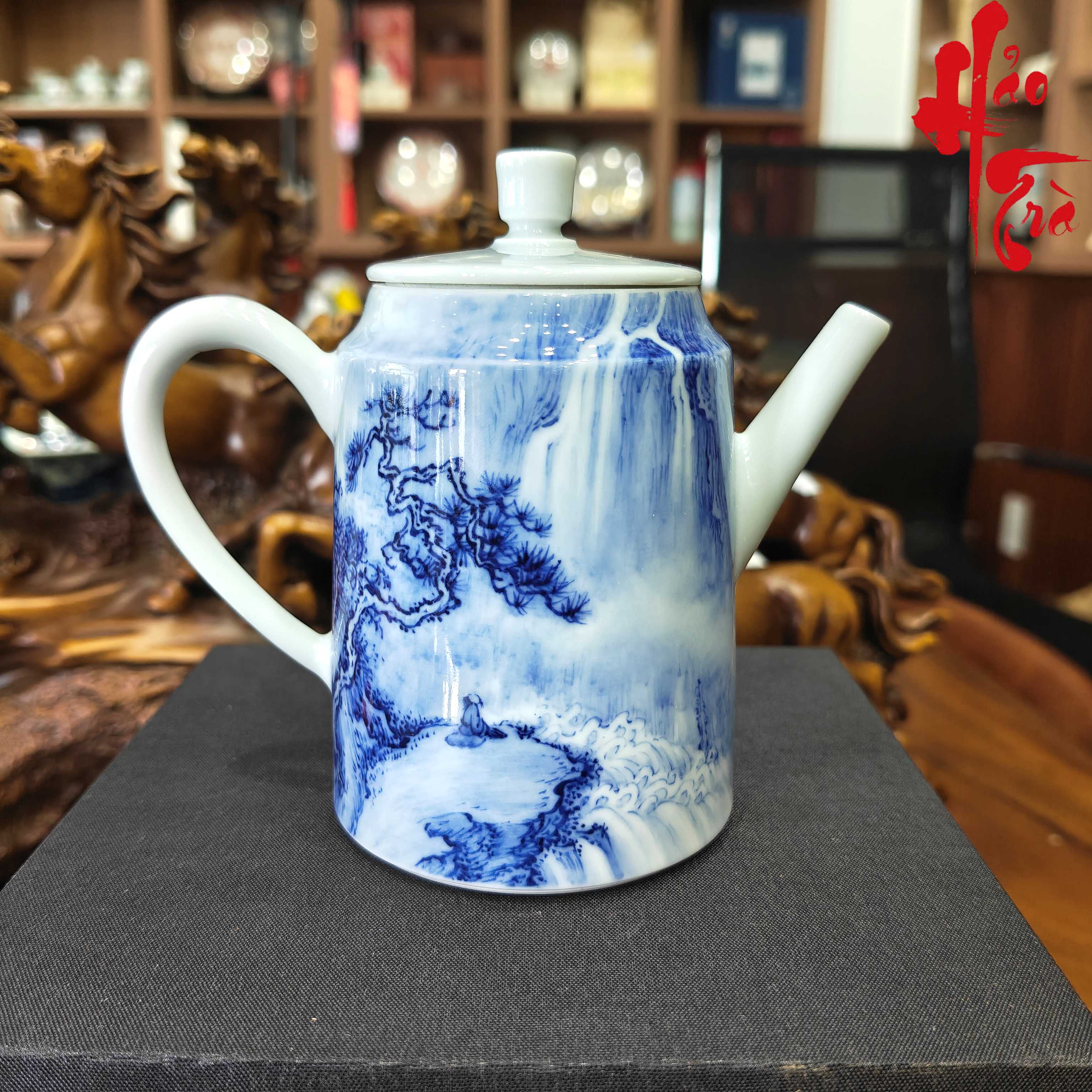 SCD001 Ấm Thanh Hoa Sơn Thuỷ 190ml - AS08