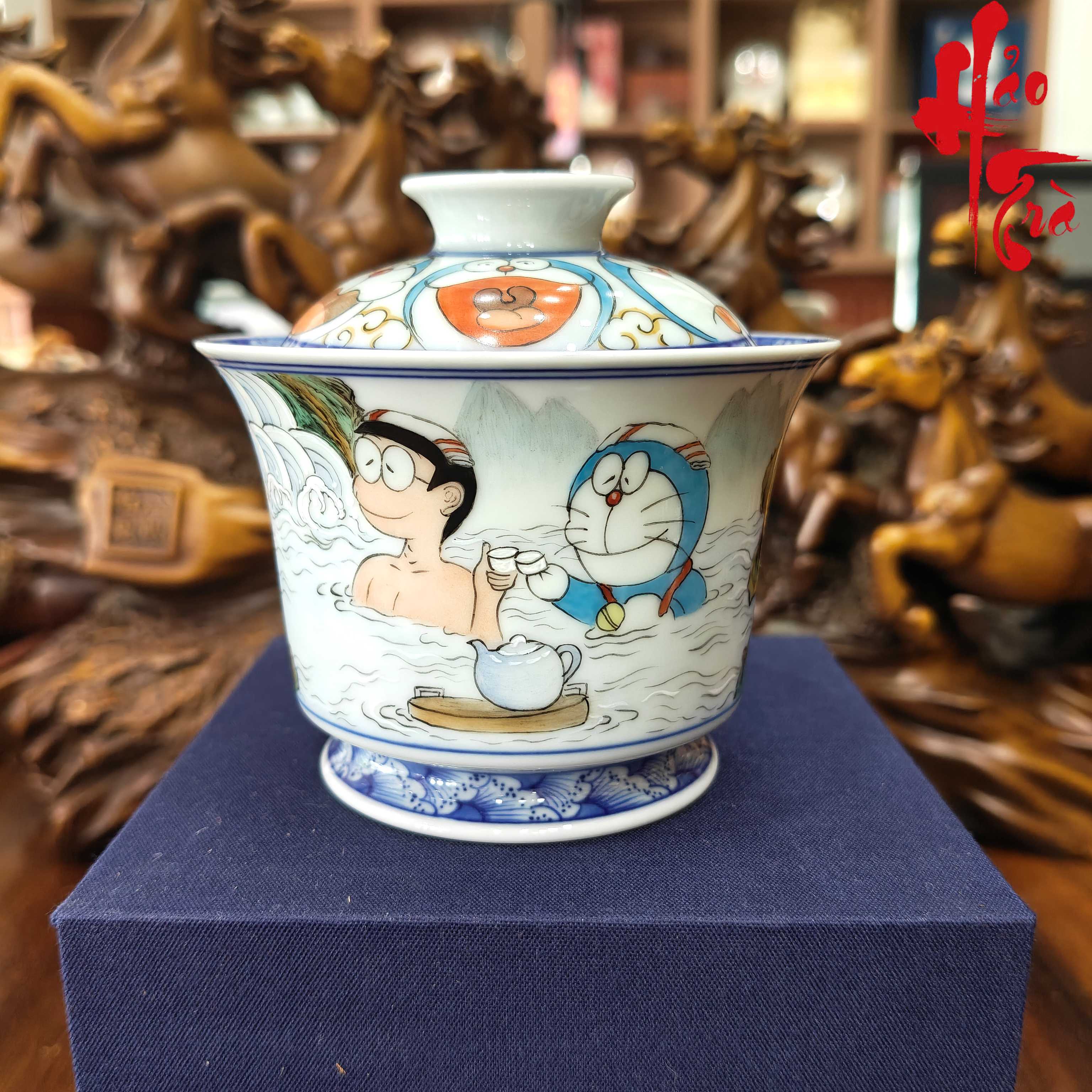 SCD001 Bộ Chén Khải Vẽ Tay Anime Hình Doraemon 110ml - CK53