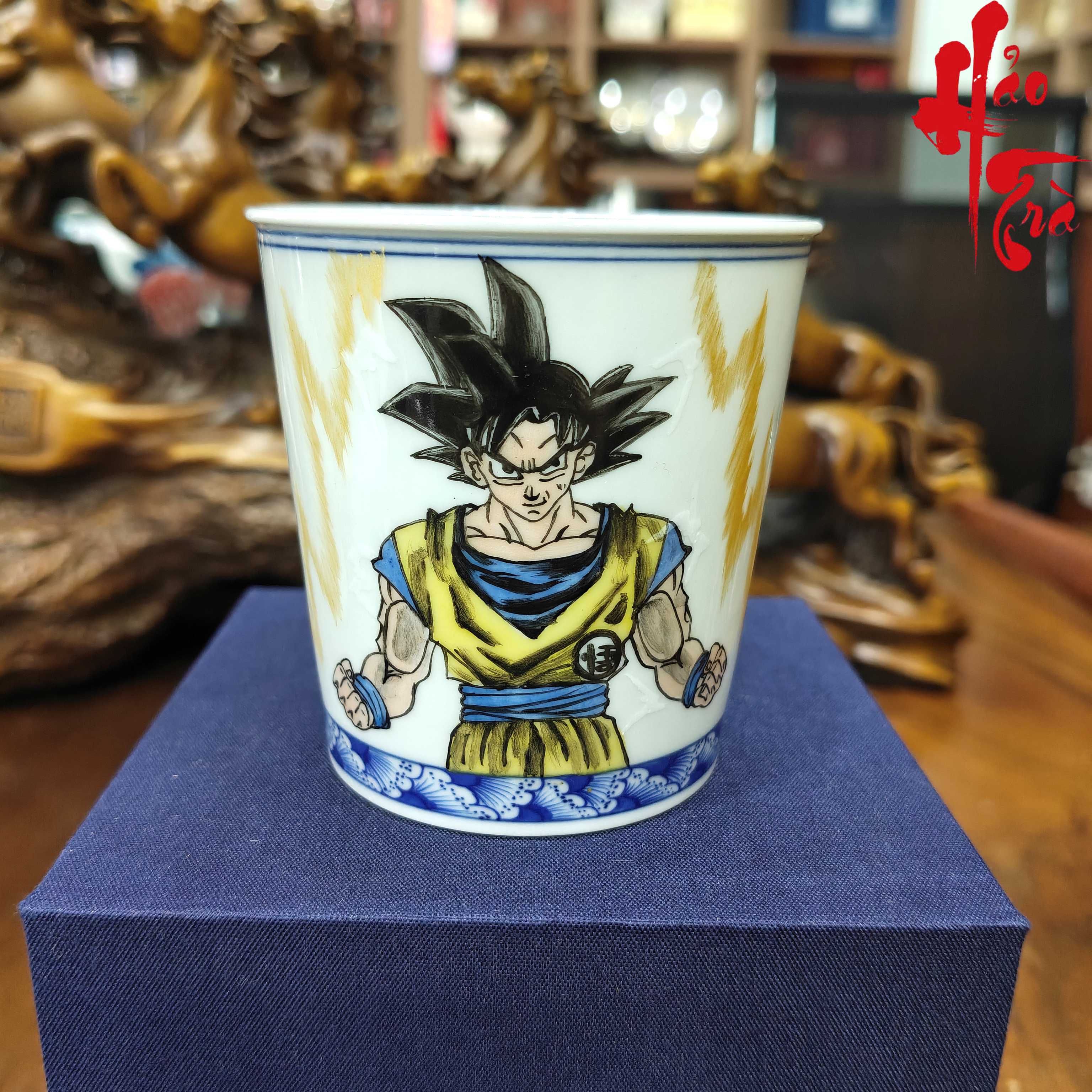 SCD001 Chén Vẽ Tay Anime Hình Son Goku 160ml - LY207