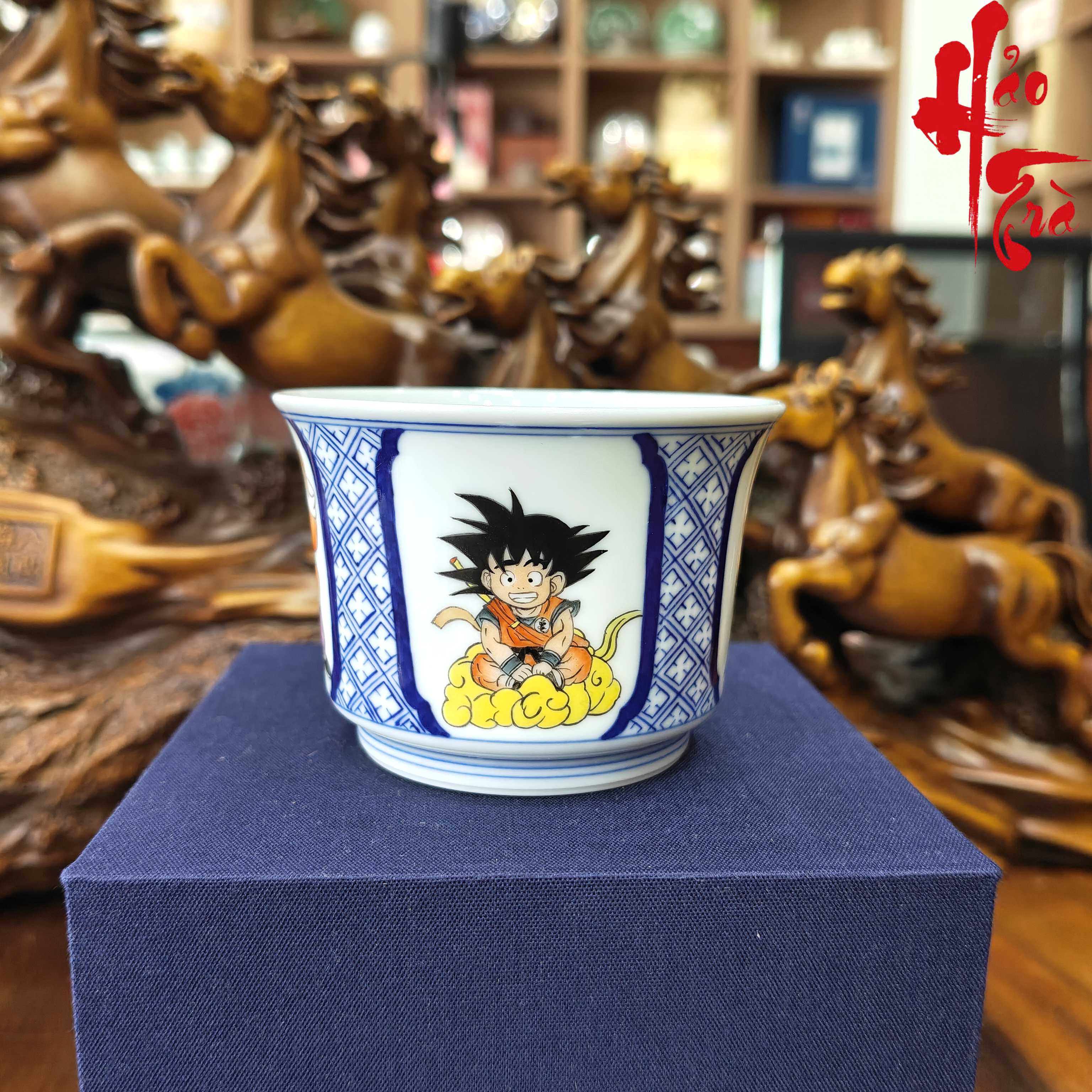 SCD001 Chén Vẽ Tay Anime Hình Các Nhân Vật Trong Dragon Ball 110ml - LY209