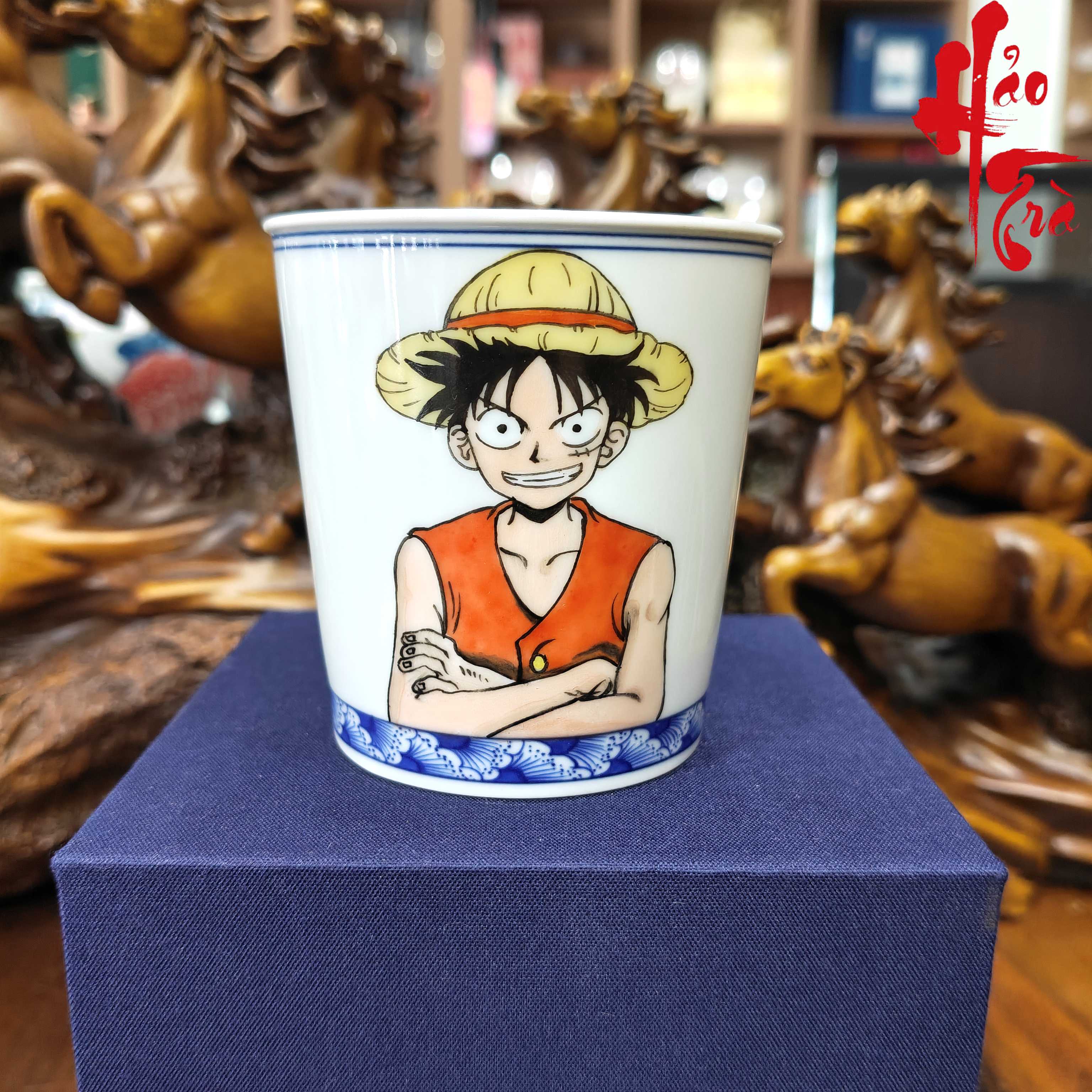 SCD001 Chén Vẽ Tay Anime Hình Monkey D. Luffy 170ml - LY211