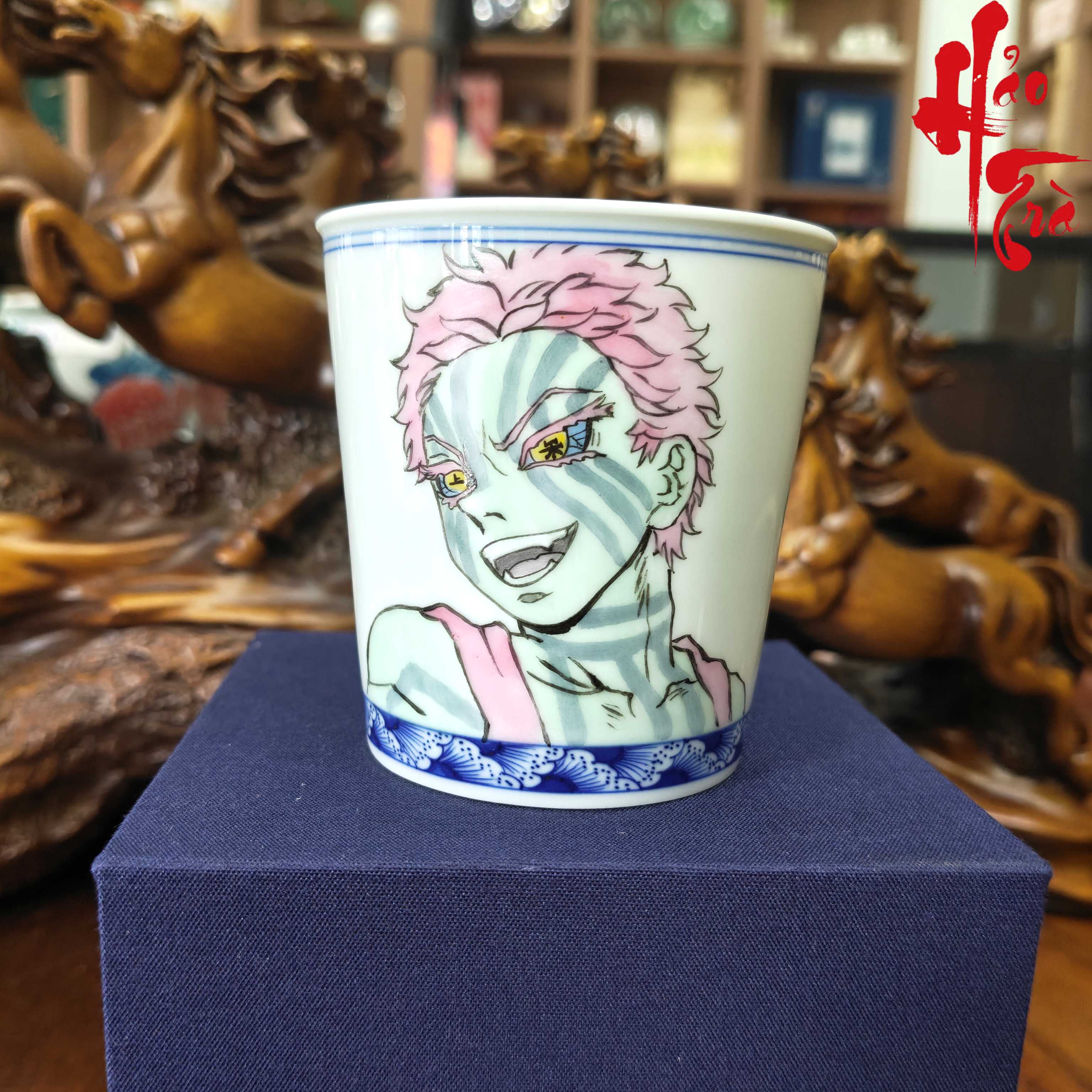 SCD001 Chén Vẽ Tay Anime Hình Akaza 180ml - LY216