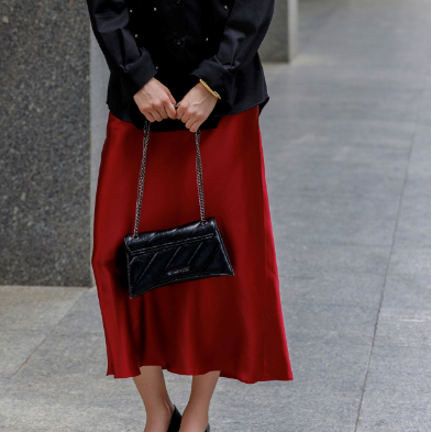 Eunoia long Skirt - Chân váy lụa