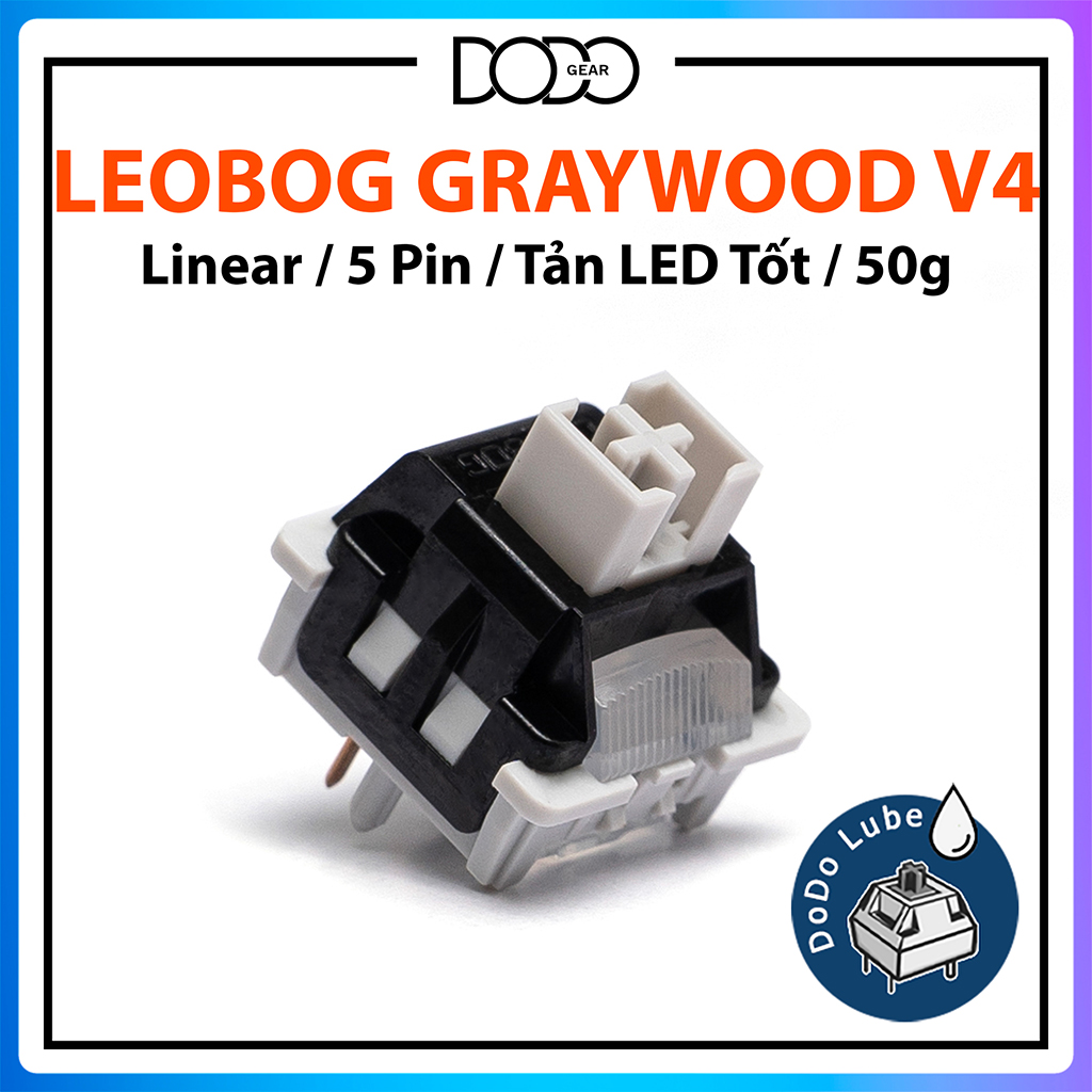 Switch Leobog GrayWood V4