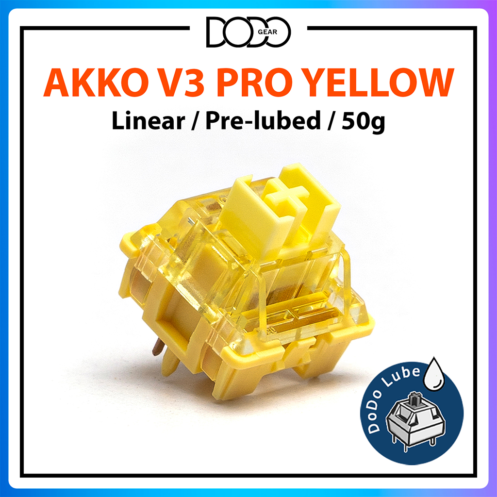 Switch Akko V3 Pro Cream Yellow - Cream Blue - Piano - Silent Fairy - Silent Penguin