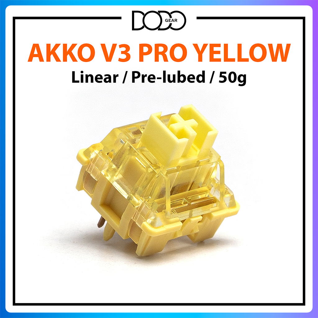 Switch Akko V3 Pro Cream Yellow - Cream Blue - Piano - Silent Fairy - Silent Penguin