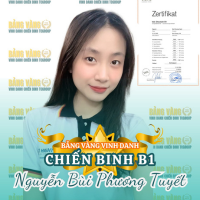 NGUYỄN BÙI PHƯƠNG TUYẾT <br>SUMME: 219.0/300 PUNKTE