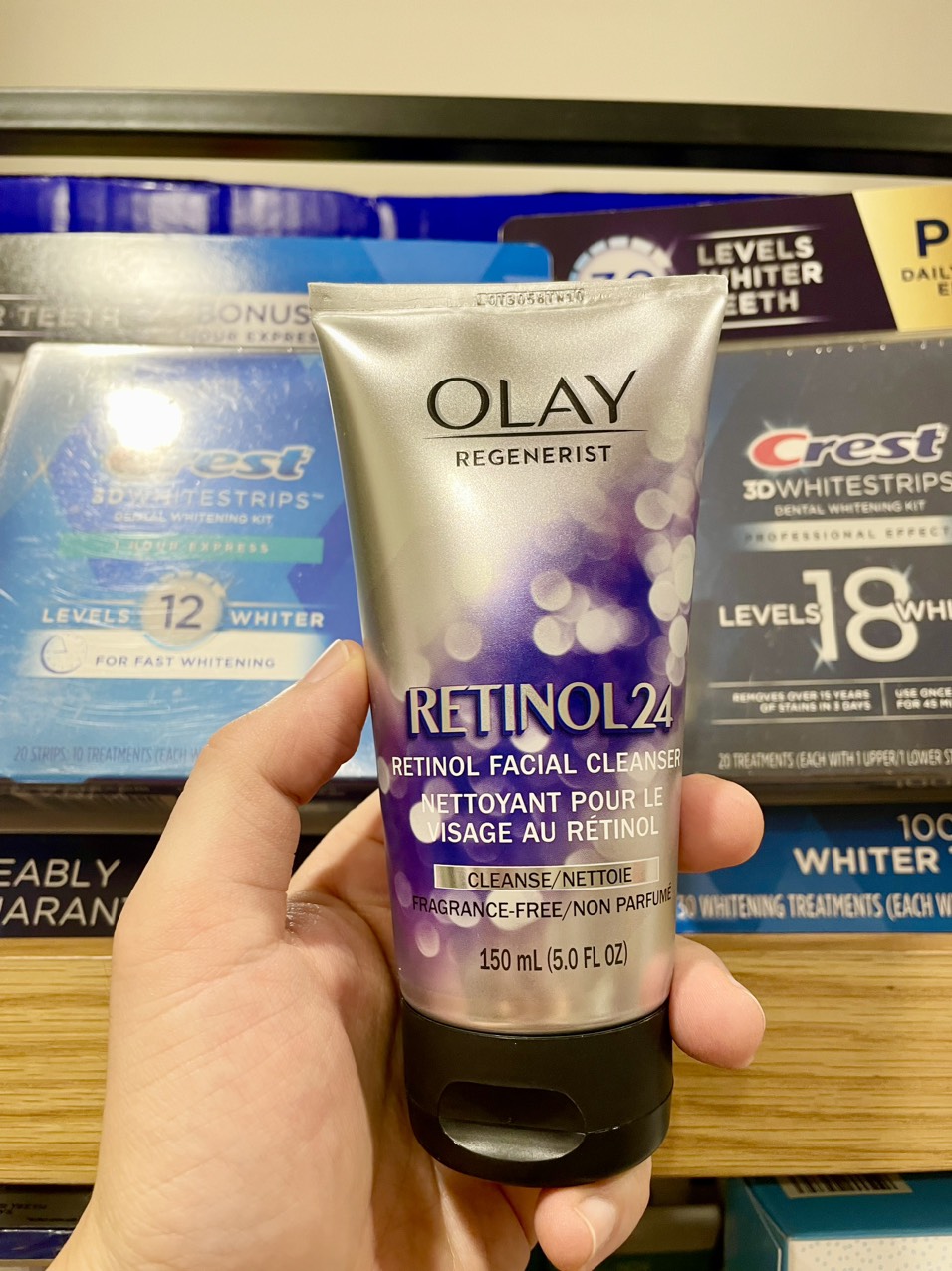 Sữa rửa mặt Olay Retinol 24 Facial Cleanser 150ml