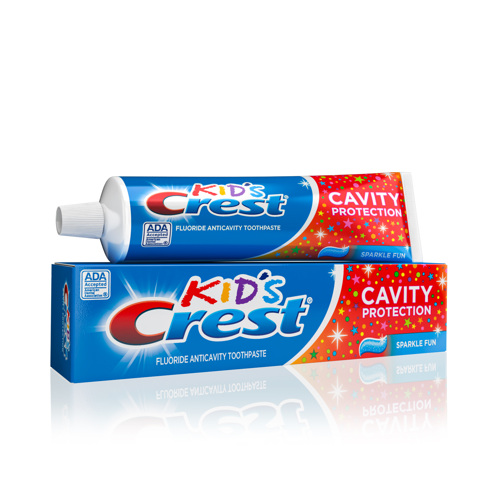 Kid's Crest Sparkle Fun bubble gum 130g/tuýp - Kem đánh răng không cay cho bé 2 tuổi trở lên