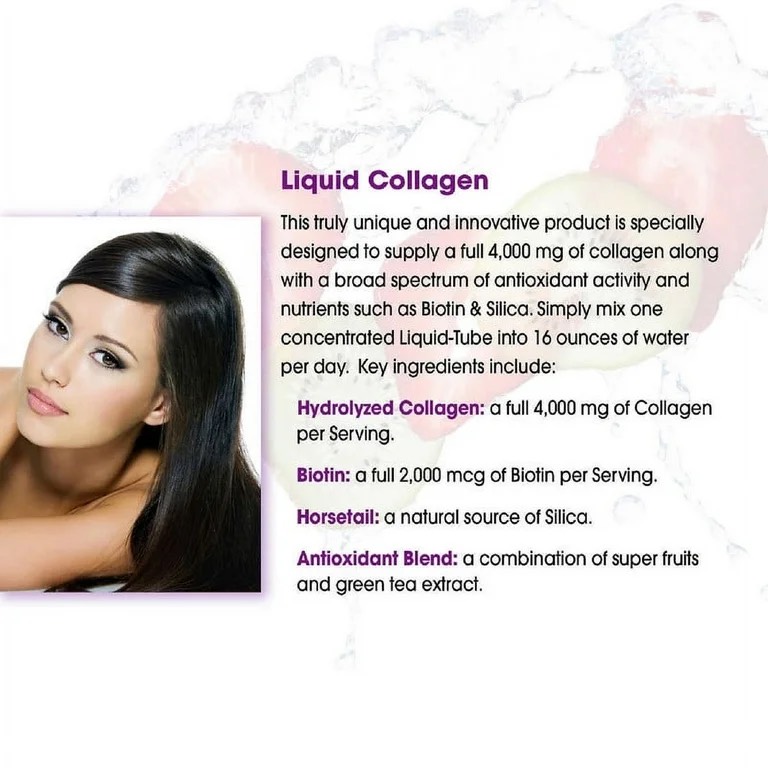 Liquid Collagen đẹp da 30 ống, vị trái cây Của Mỹ