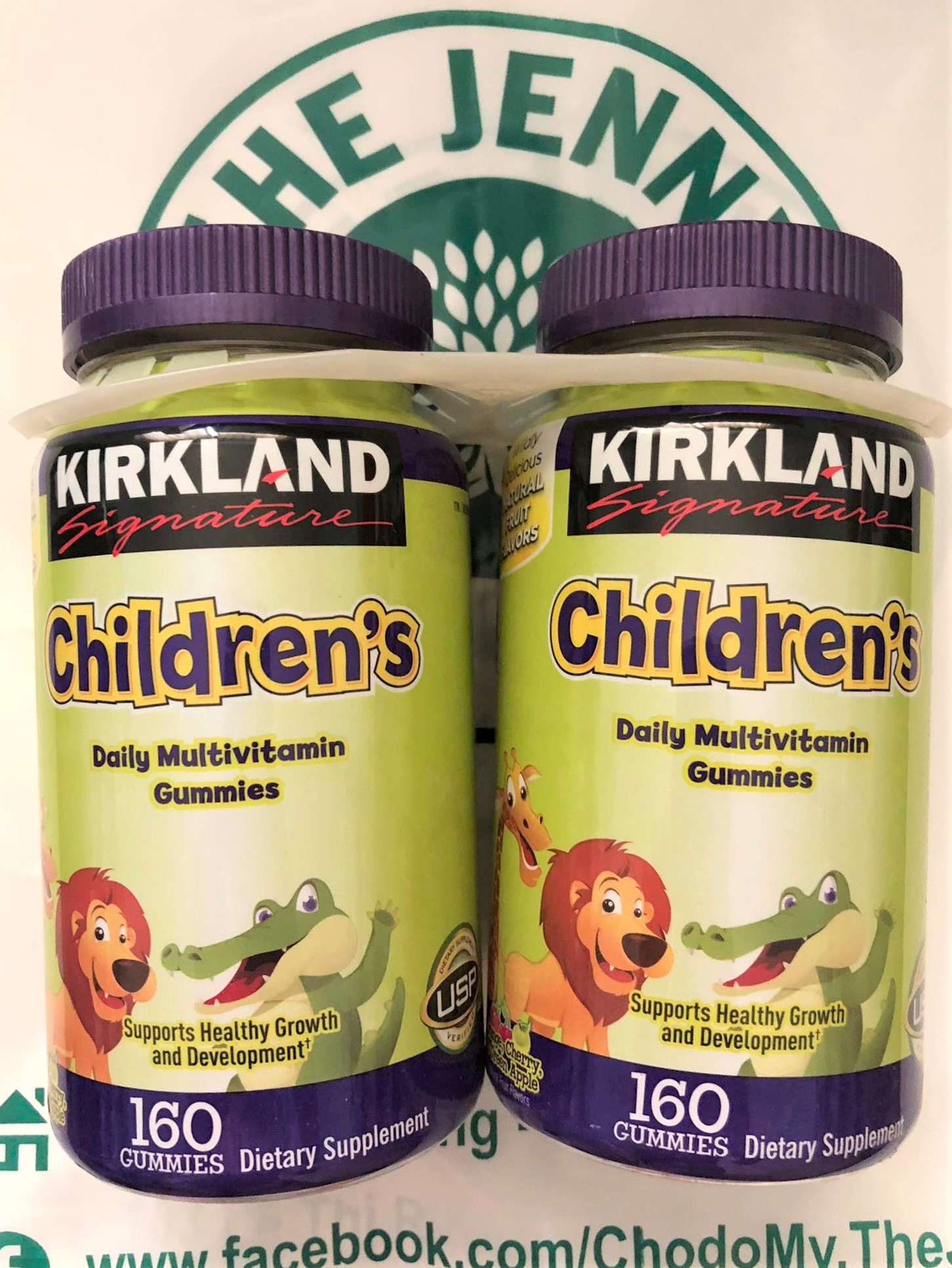 Kirkland Children Multi Vitamin 160 gummies - Kẹo dẻo Vitamin tổng hợp cho bé