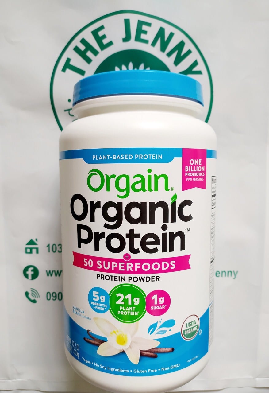 Bột PROTEIN ORGAIN ORGANIC (Mỹ) cao cấp, thuần chay, chiết xuất thực vật - Bổ sung Protein, tăng cơ hiệu quả