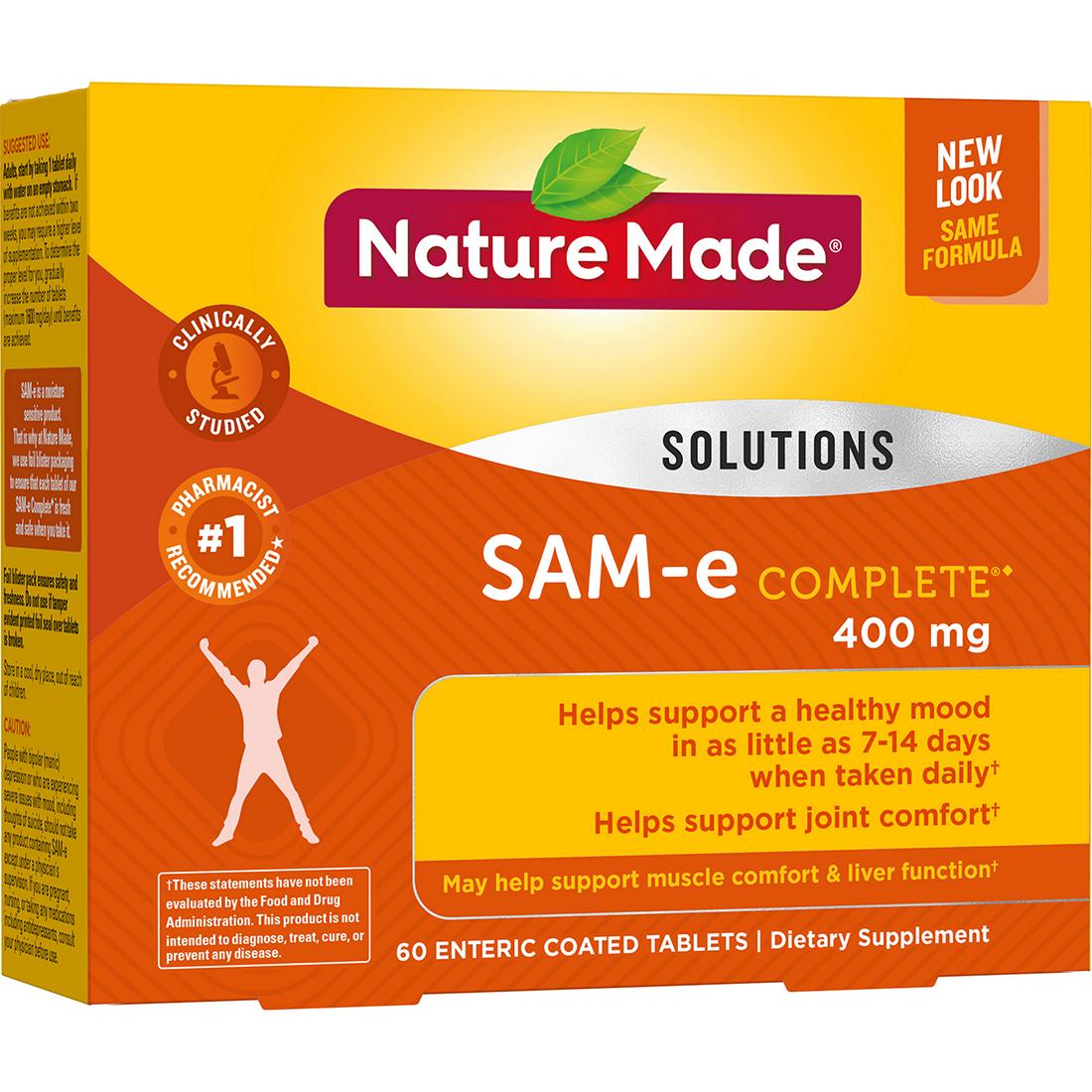 Nature Made Sam e complete - Thuốc bổ trị trầm cảm, stress, đau nhức