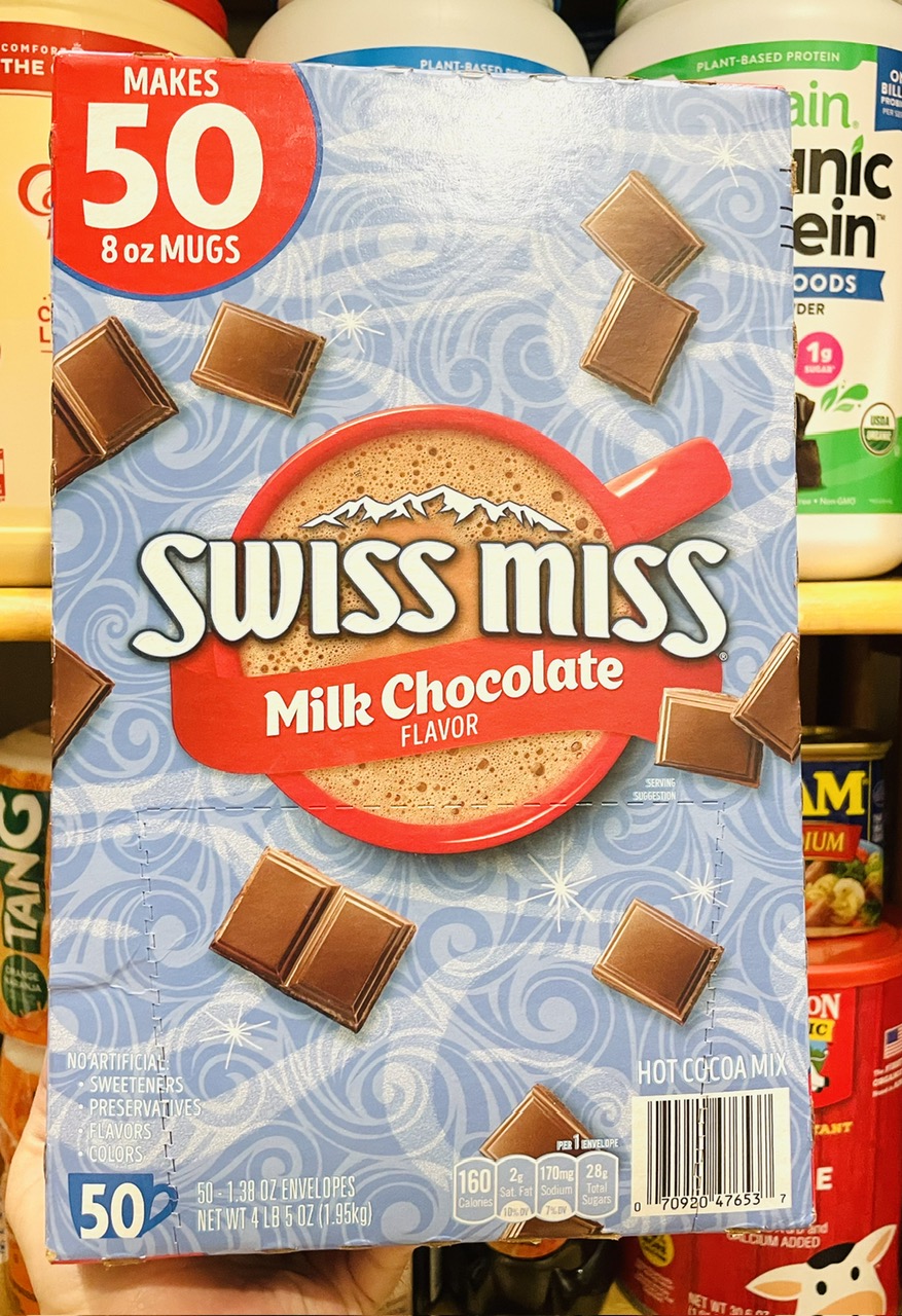 Swiss Miss milk chocolate 1.38oz - Bột Socola pha sẵn thơm ngon