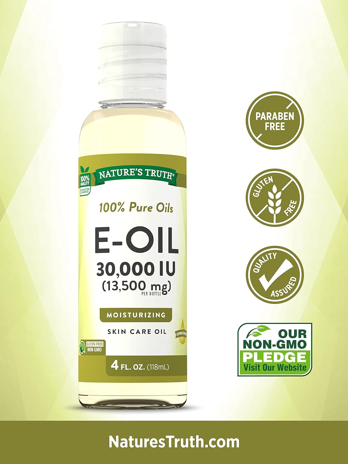 Dầu E oil 30.000IU (13.500mg) Nature’s Truth 100% Pure tinh khiết