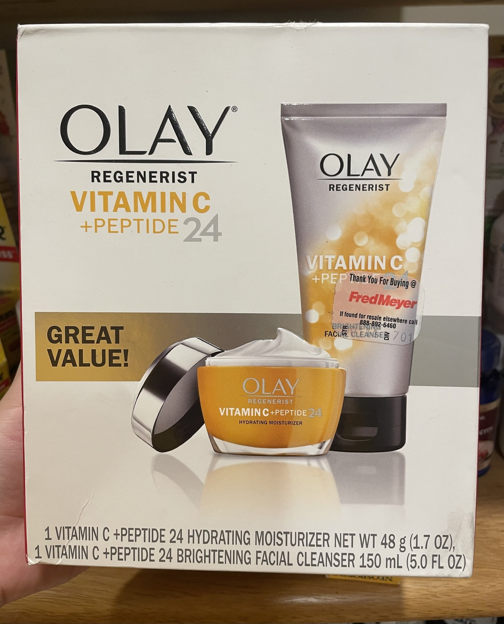 Set Kem dưỡng da & sữa rửa mặt Olay (Mỹ) - Olay Reganerist