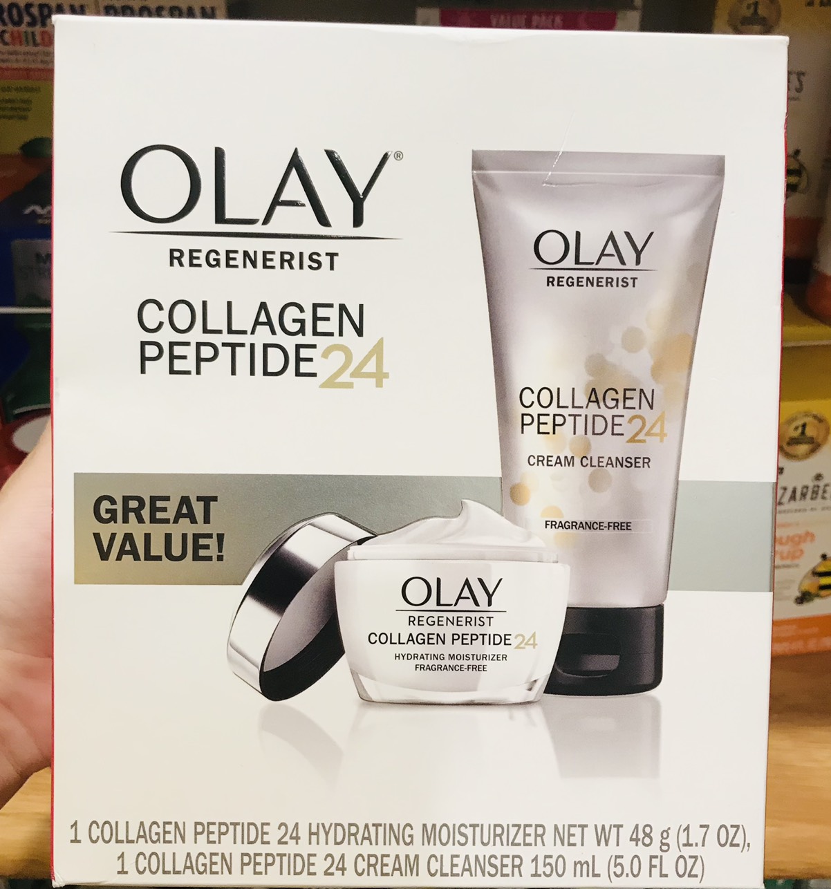 Set Kem dưỡng da & sữa rửa mặt Olay (Mỹ) - Olay Reganerist