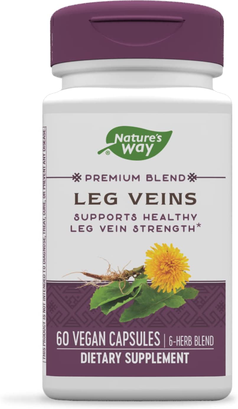 Viên giãn tĩnh mạch Leg Veins hãng Nature’s Way ( Mỹ) hộp 60 viên