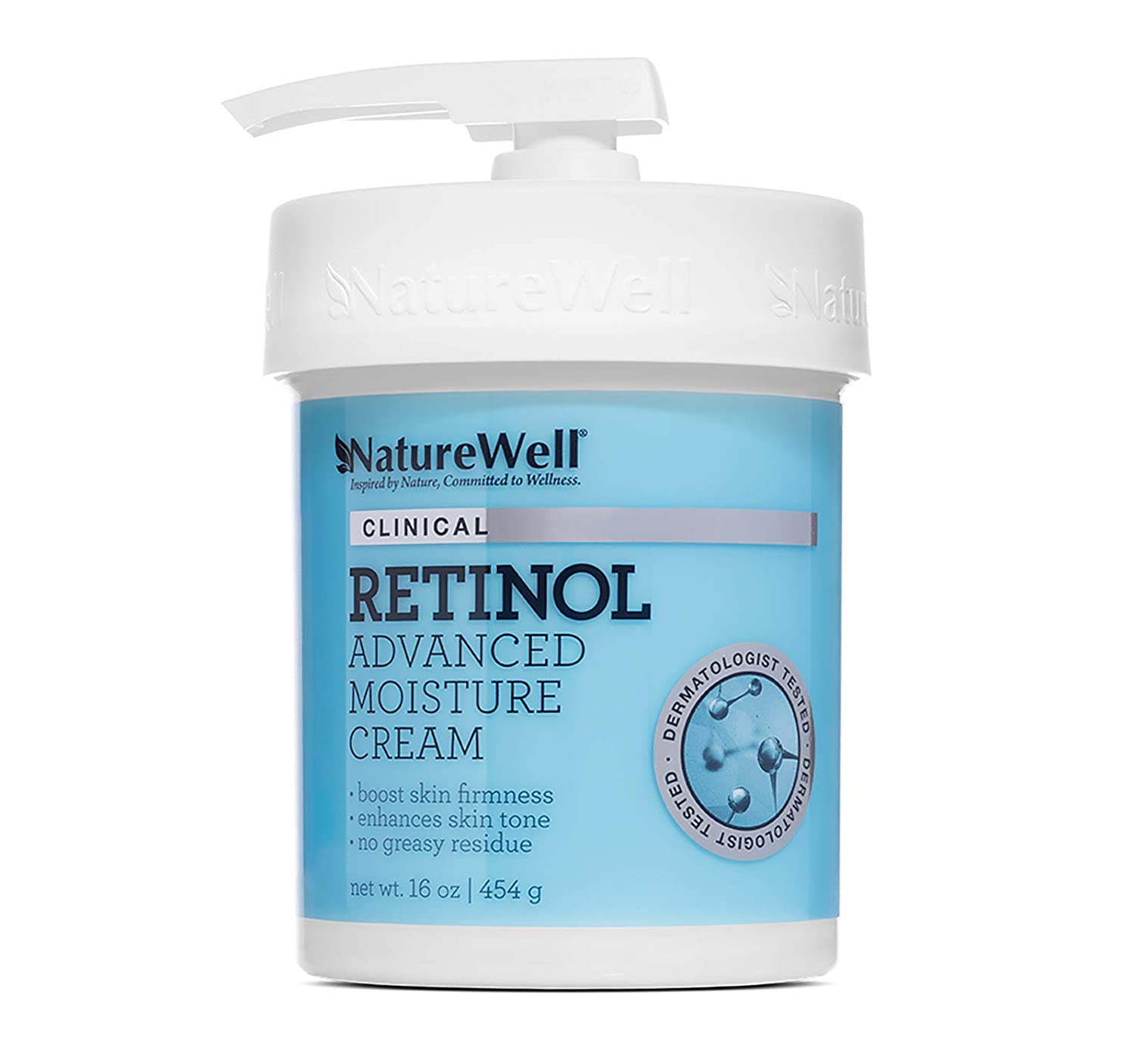 Retinol advanced Cream NatureWell - kem dưỡng ngăn lão hoá, làm tươi trẻ, mềm min da toàn thân