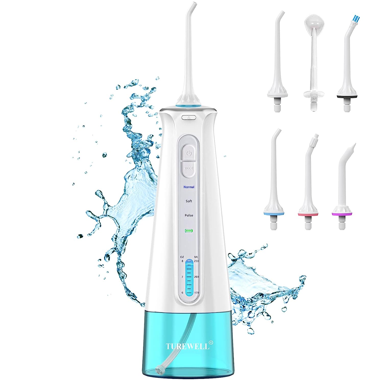 Tăm nước nha khoa cầm tay TUREWELL Water Flosser for Teeth Portable Oral Irrigator FC2631