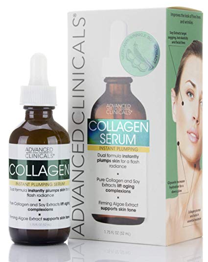 Advanced Clinicals Collagen Serum - Serum nâng cơ mặt chống lão hóa