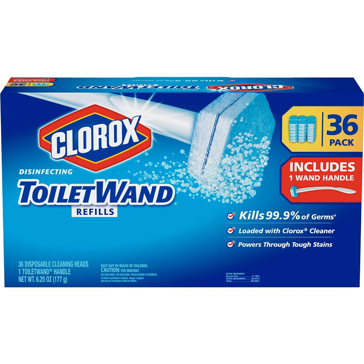 Clorox - Toilet Wand - Bộ cây chùi rửa toilet