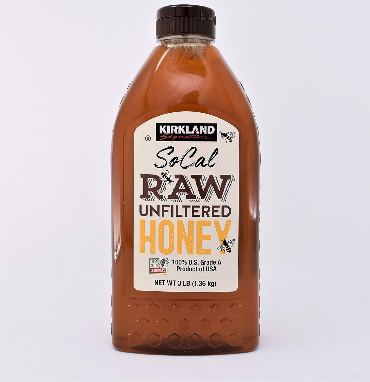 Raw Unfiltered Honey Kirkland - Mật ong Mỹ 1.36kg