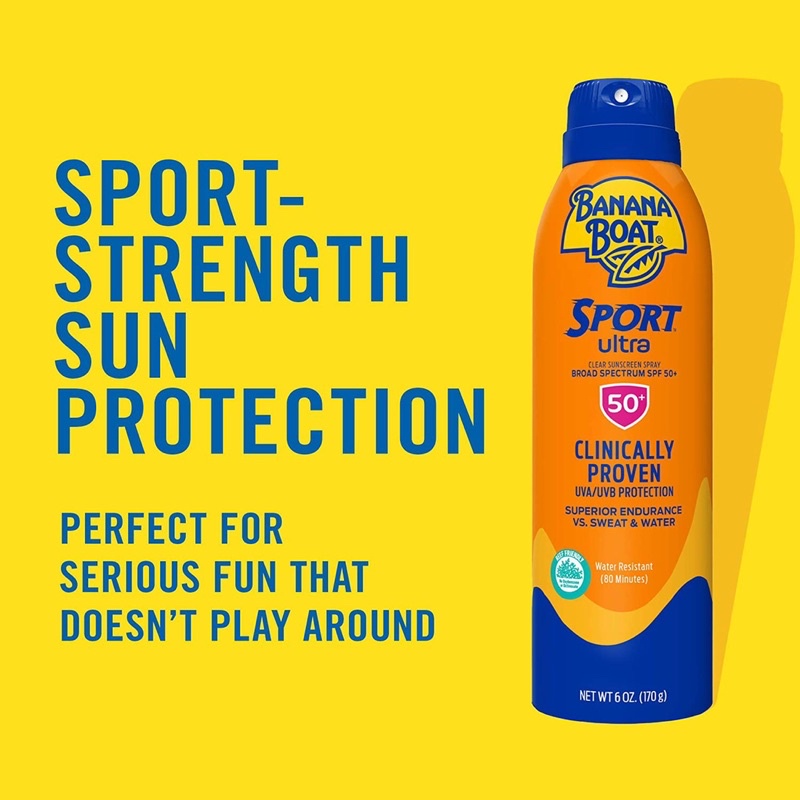 Chống nắng Banana Boat Sport 50spf dạng chai xịt 227g