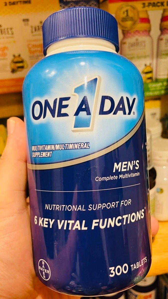 One A Day Multivitamin Men - Vitamin tổng hợp cho nam giới dưới 50 tuổi