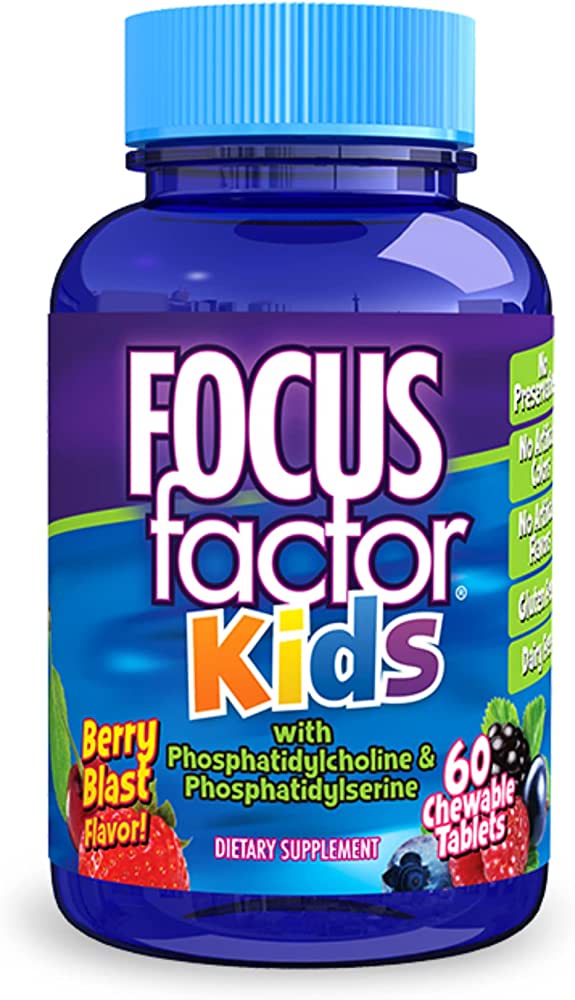FOCUS FACROR KIDS 150 Chewable Tablets - Kẹo hỗ trợ trí não, tăng tập trung cho trẻ em