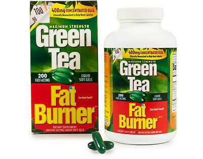 Green Tea Fat Burner 200 liquid gels - Thuốc giảm cân đốt mỡ thừa chiết xuất từ trà xanh