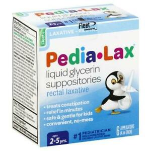 Fleet Pedia-Lax Liquid Glycerin Suppositories - Ống trị táo bón