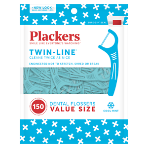 Placker twin line dental flossed- Cây chỉ nha khoa kết hợp với tăm xỉa răng