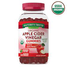 Kẹo dẻo giấm táo giảm cân Apple Cider Vinegar 120 Gummies  hãng Nature’s Truth