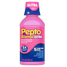 Siro Pepto Bismo Ultra - thuốc trị ói mửa, tiêu chảy, khó tiêu