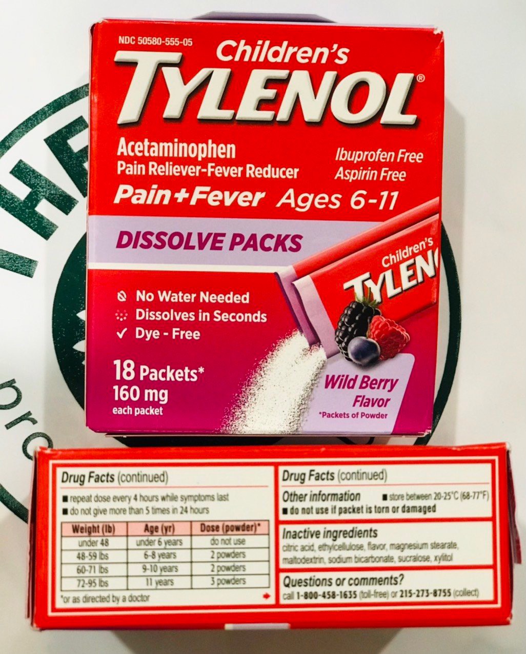 Thuốc hạ sốt, giảm cảm cúm Tylenol cho bé 6-11 tuổi