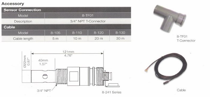 T-Connector (Model 8-TF01): Co chữ T